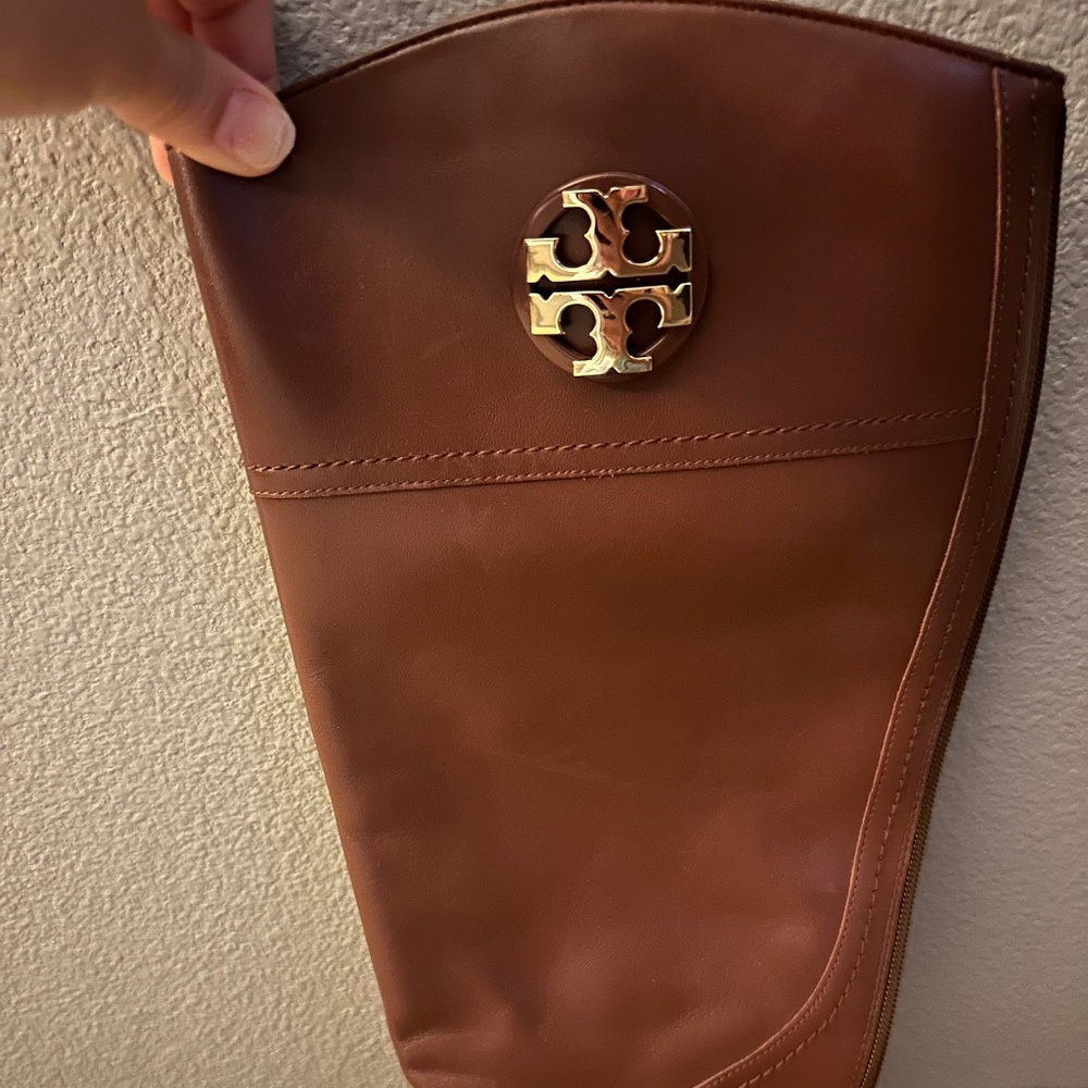 Tory Burch Adeline Leather Knee Riding Boots Size 8 100% authentic